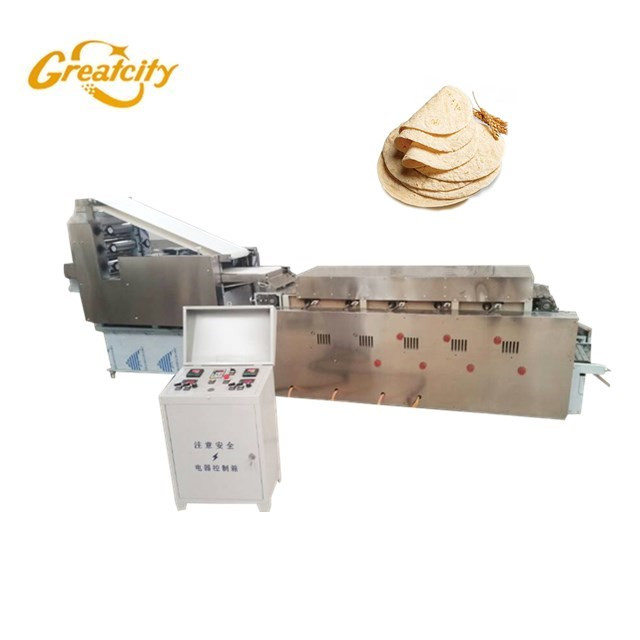 Automatic crepe tortilla chapati roti machine/dumpling skin making machine