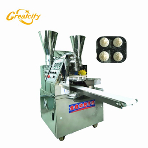 Full automatic siopao steamed suffered bun momo making machine for sale