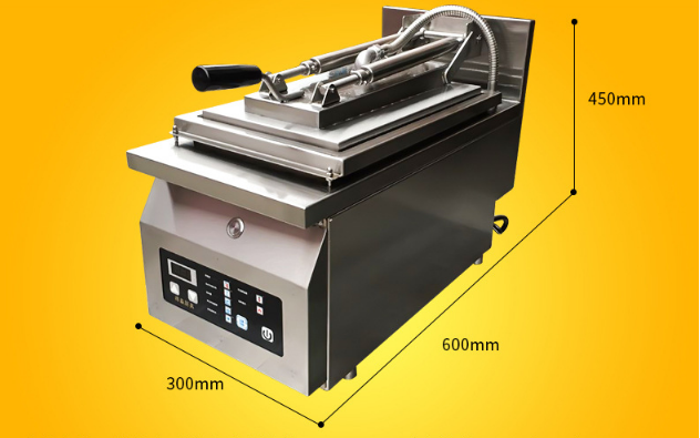 Stainless steel gyoza grill machine