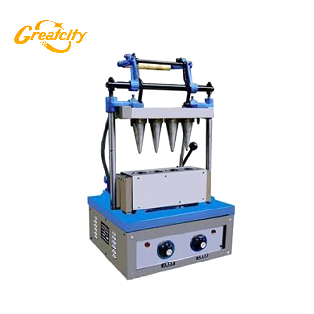 Automatic Commercial Rolled Sugar Cone Baking Machine Ice Cream Cone