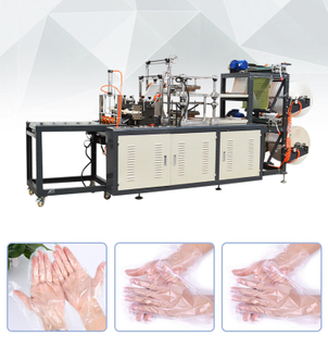 Automatic Plastic PE CPE TPE GLOVE MAKING MACHINE 